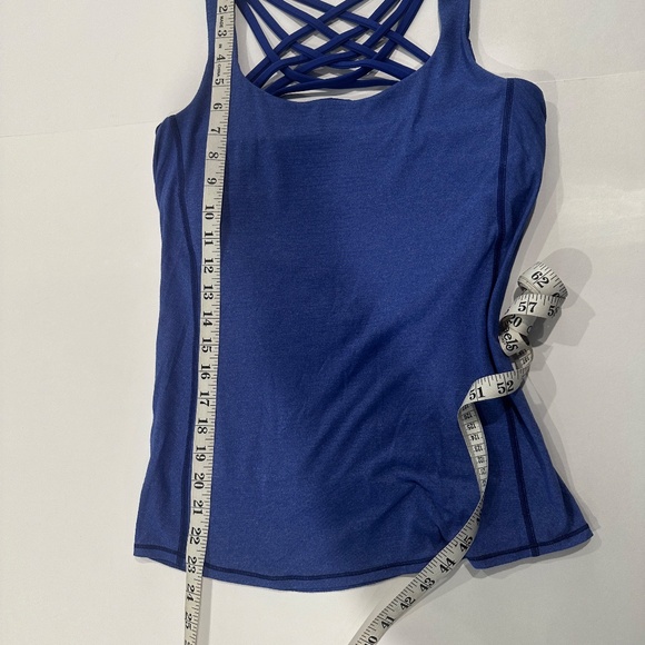 Lululemon‎ Wild Tank Top Shappire Blue- Size 6 - No Tag Size/Yes Tag Dot. - Picture 9 of 14